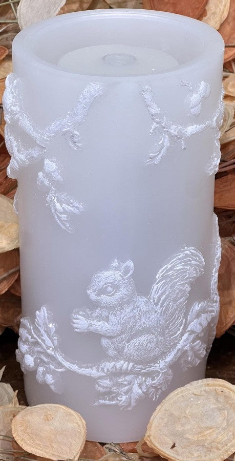 Squirrel Fountain Candle