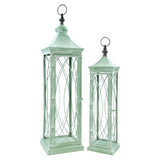 Tall Sage Green Lantern -2 Sizes