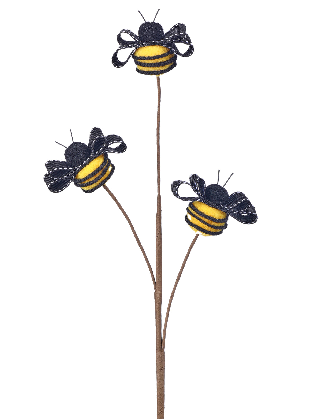 Spring Ribbon Bee Pick