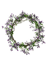 24" Purple Fairy Blossom Wreath