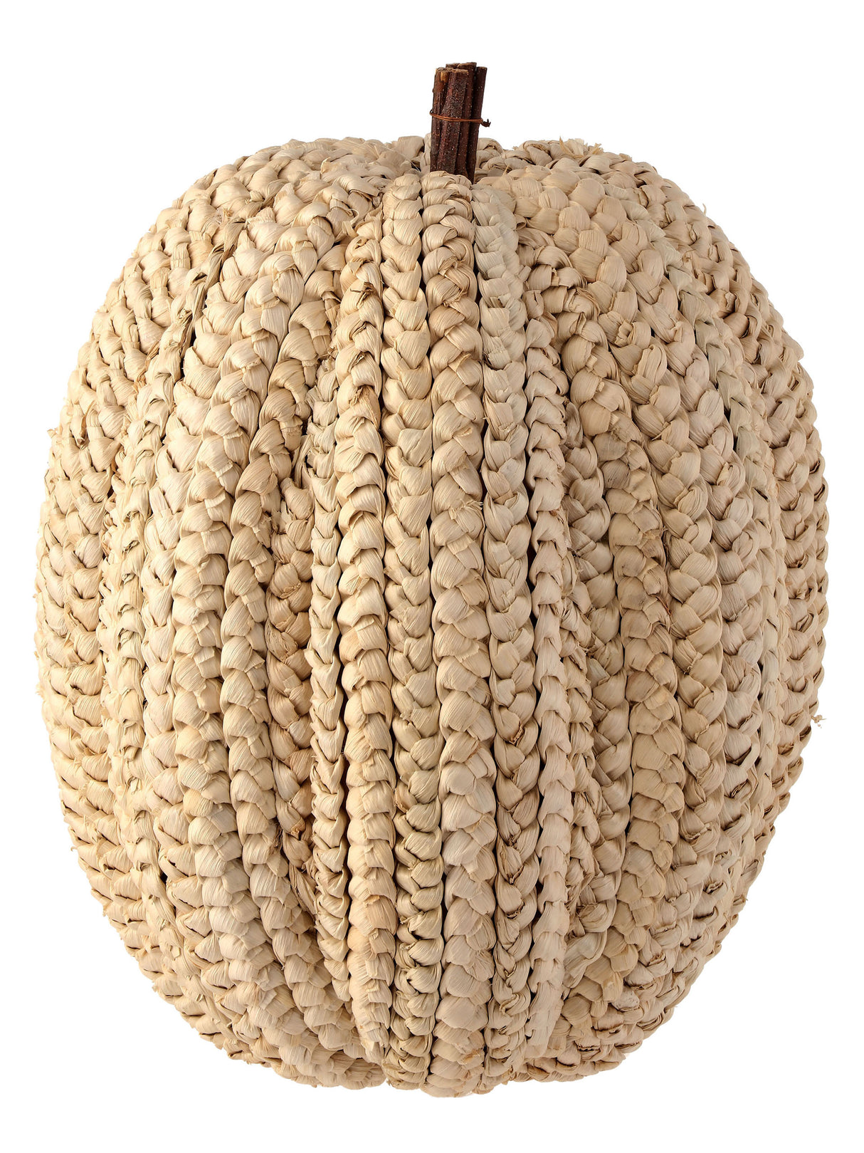 Large Basket Weave Pumpkin