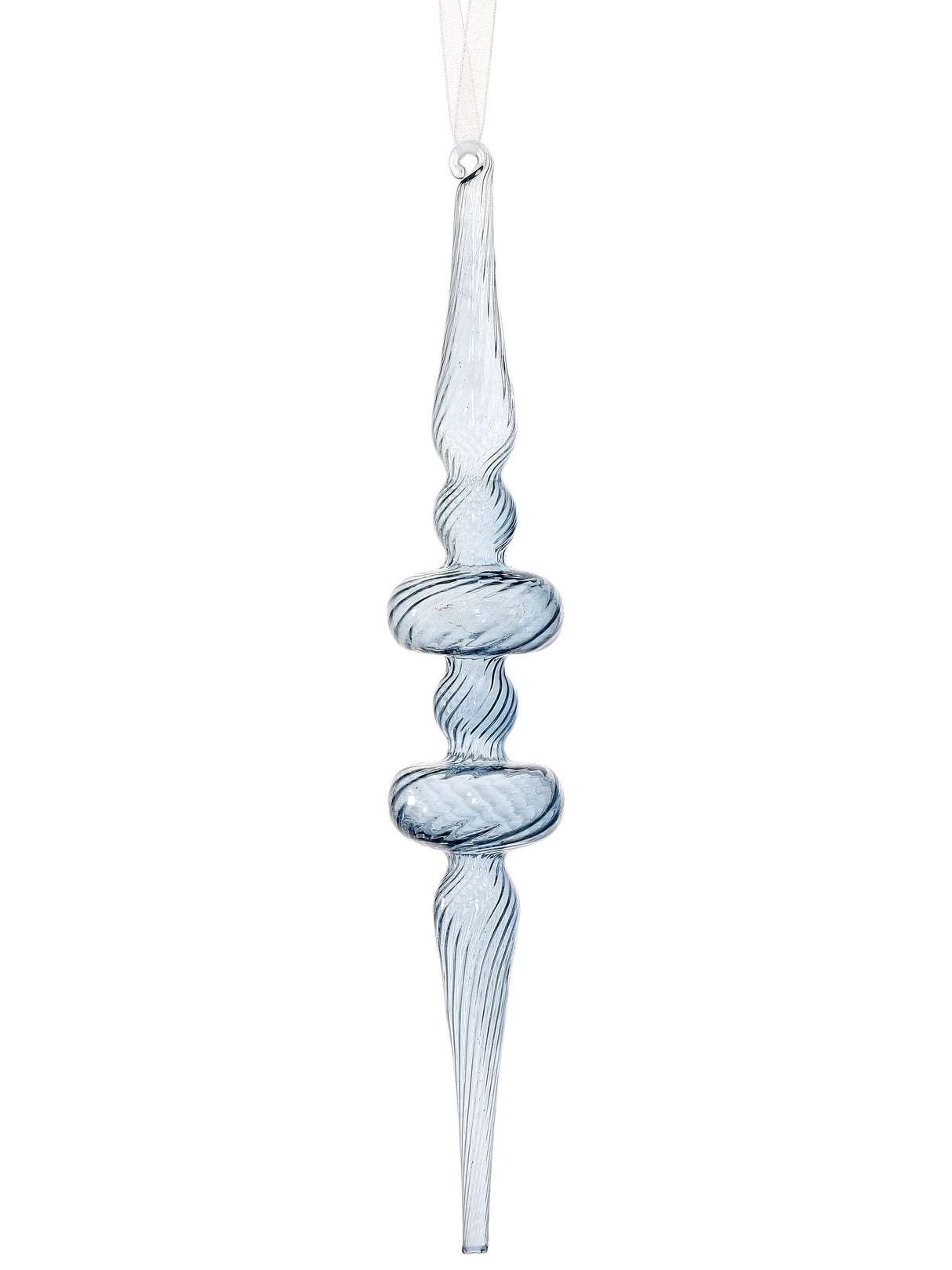 Glass Opaque Finial Ornament