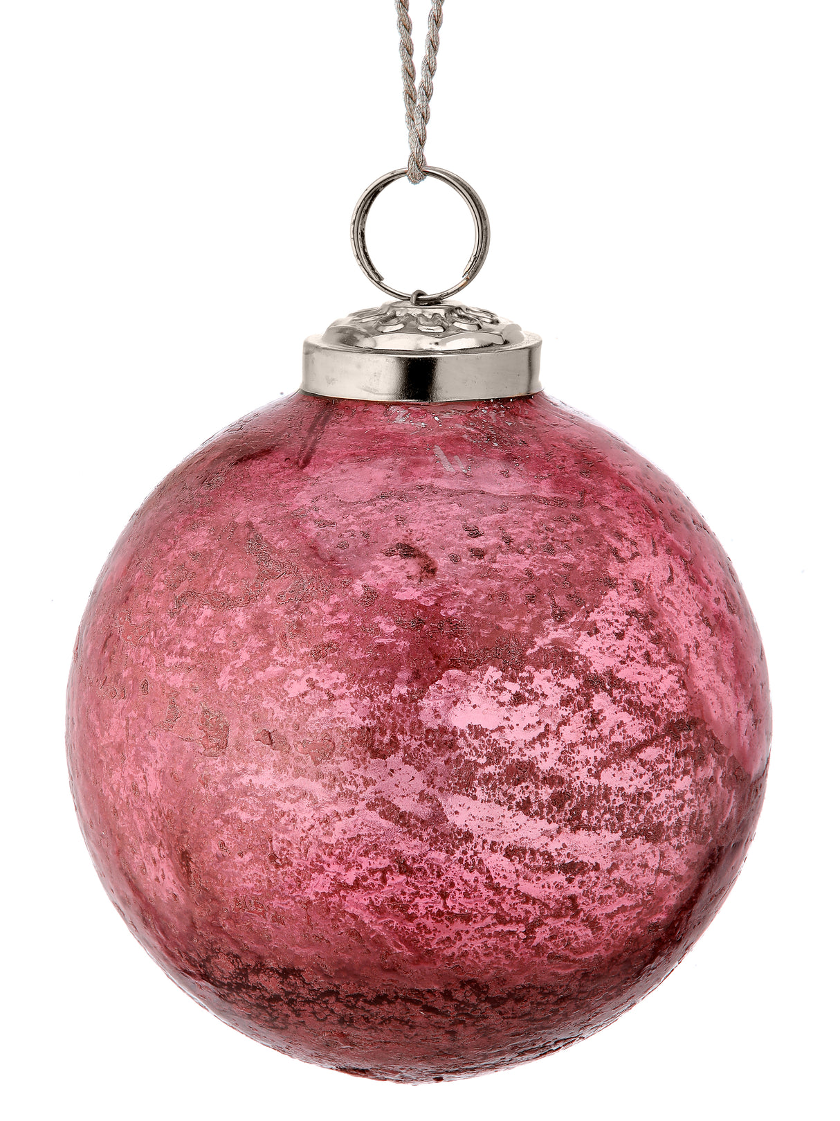 Plum Glass Ornament