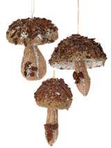 Gliiter Mushroom Ornament