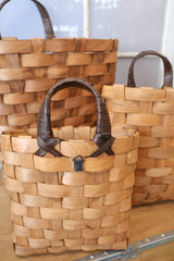 Brown Hanging Wall Basket - 3 Sizes