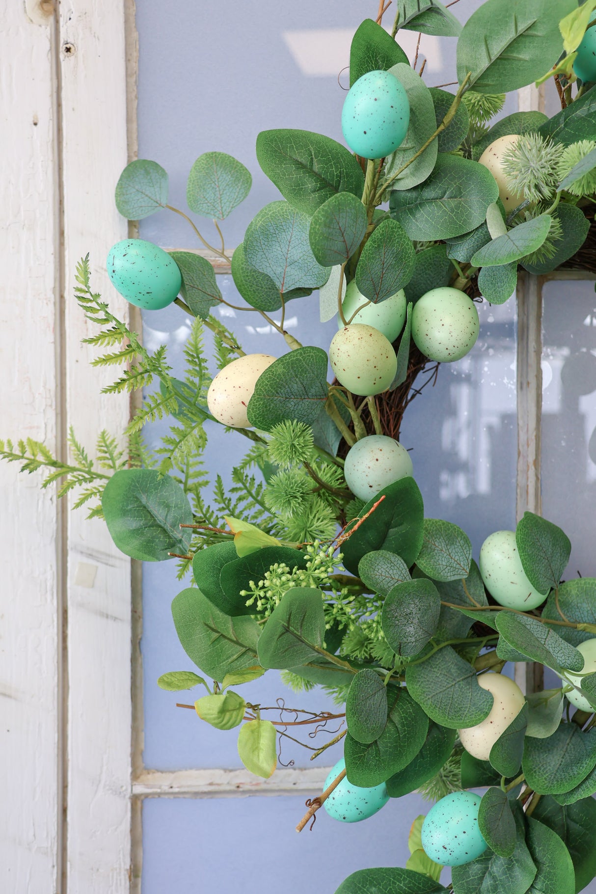 24" Egg & Eucalyptus Wreath