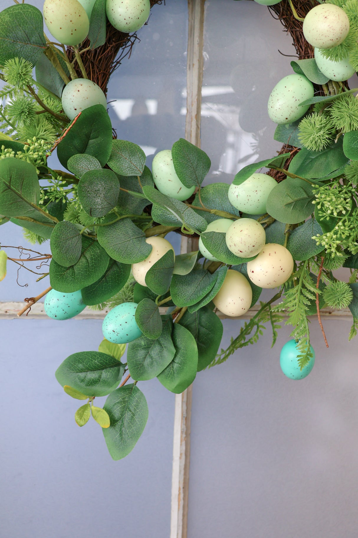 24" Egg & Eucalyptus Wreath