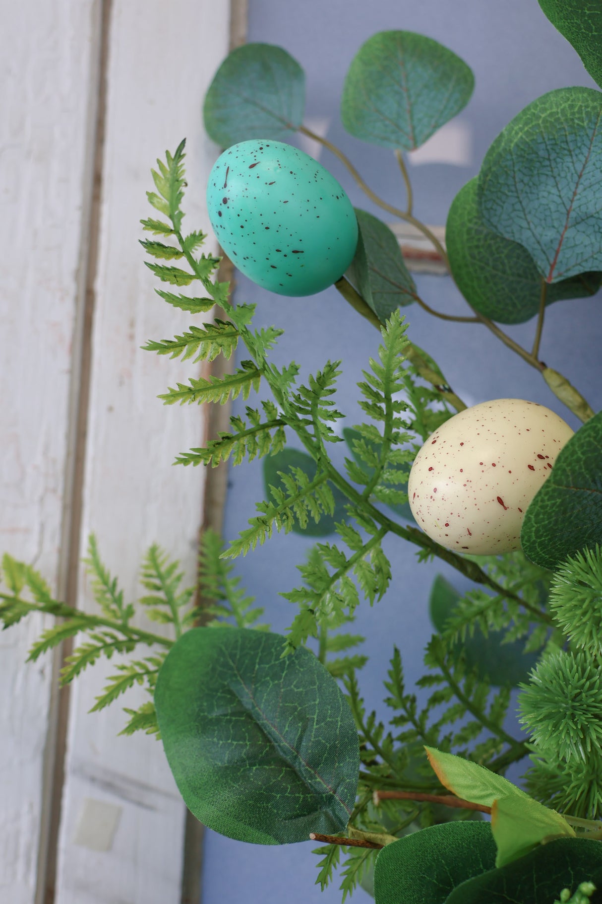 24" Egg & Eucalyptus Wreath