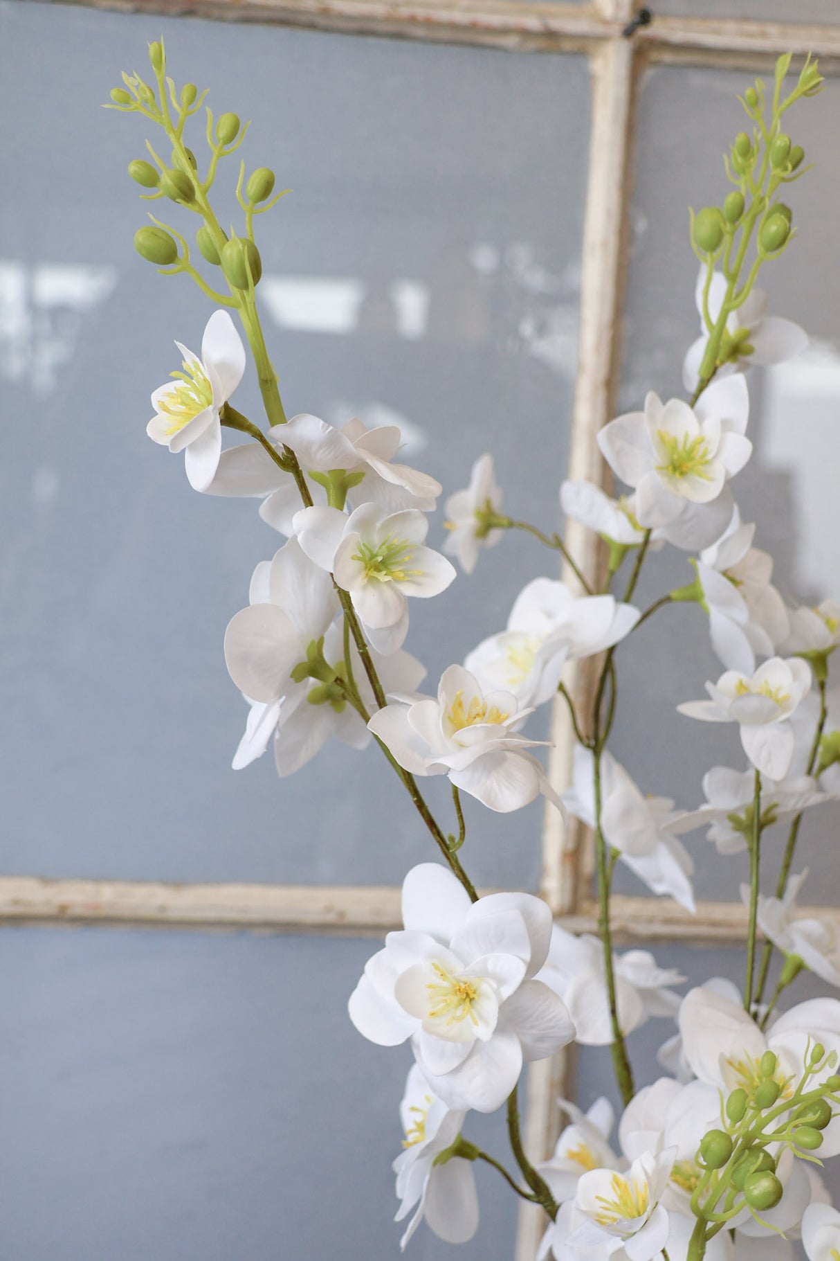 Real Touch Cream Awakening Delphinium Spray
