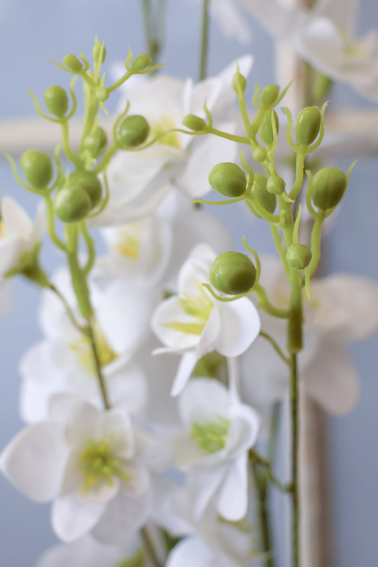Real Touch Cream Awakening Delphinium Spray