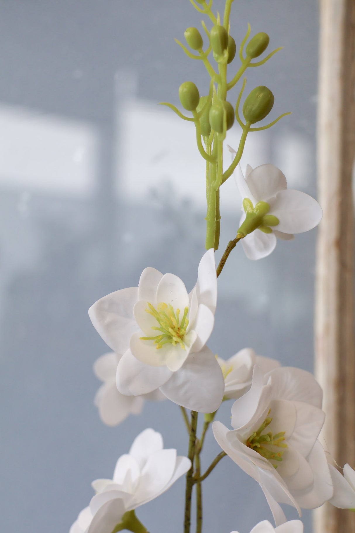 Real Touch Cream Awakening Delphinium Spray