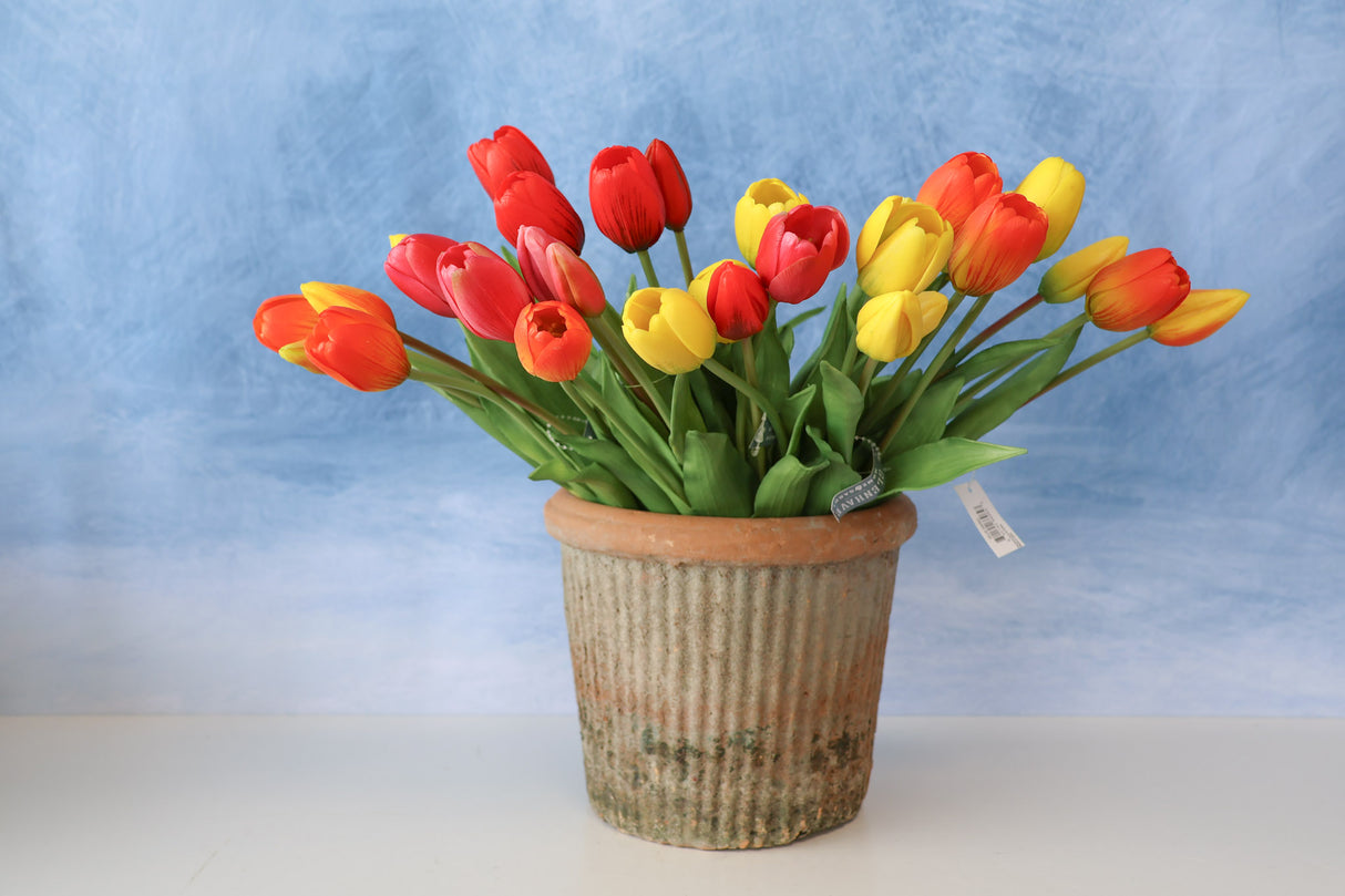 Yellow Spring Real Touch Tulip Bundle