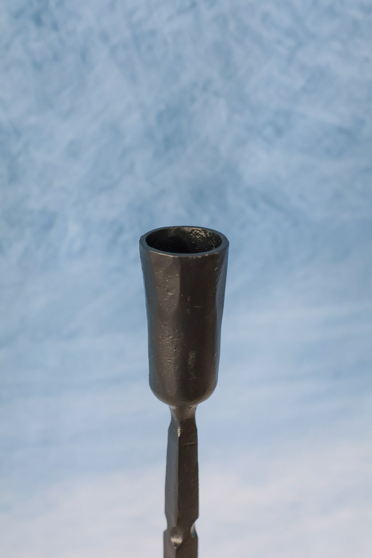 12" Forged Cast Iron Taper Holder