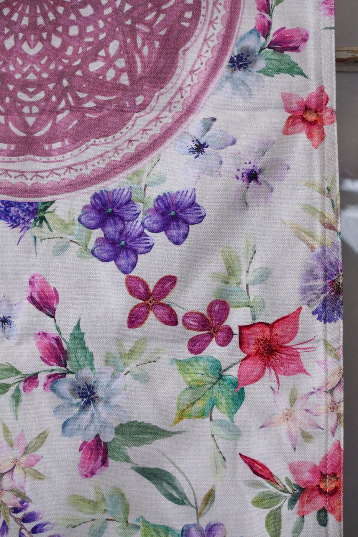 Double Sided Lilac Lane Table Runner