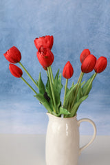 Red Spring Real Touch Tulip Bundle