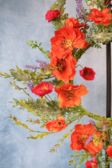 22" Noah Wild Poppy Wreath