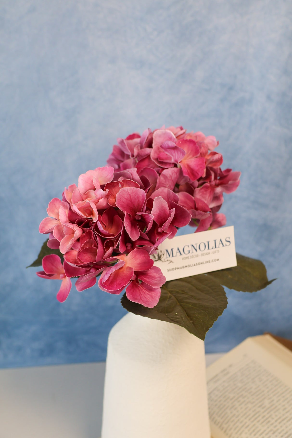 Real Touch Fairhope Magenta Hydrangea Spray