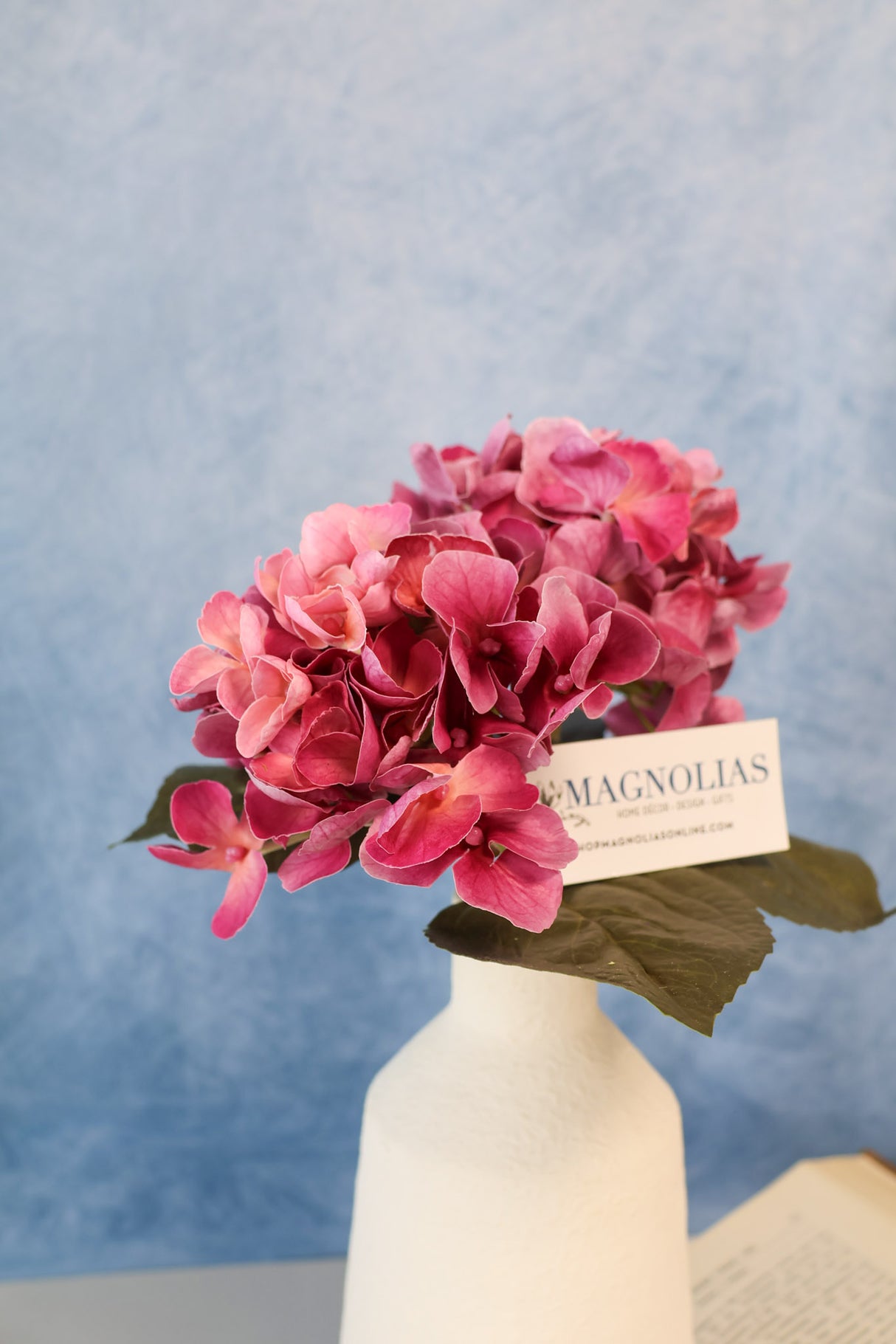 Real Touch Fairhope Magenta Hydrangea Spray
