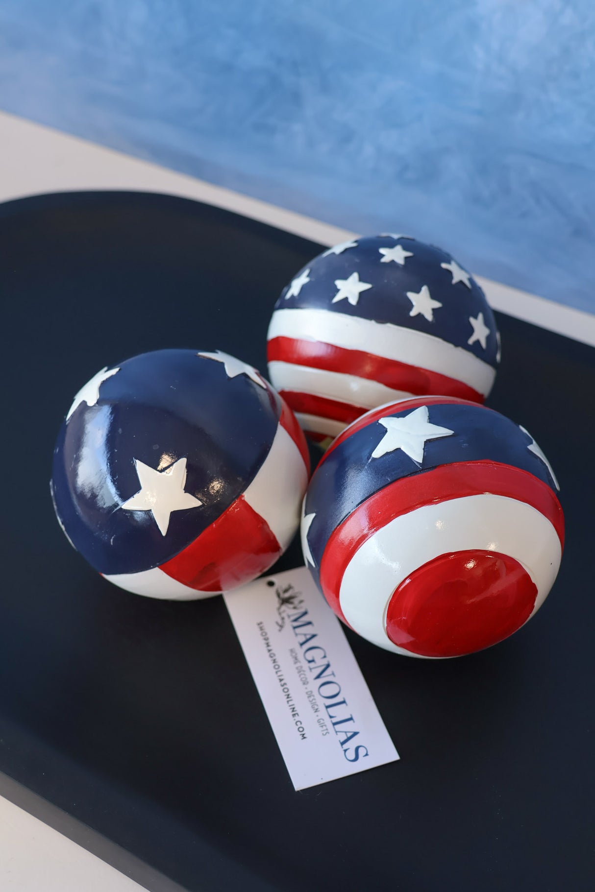 Resin Patriotic Orb