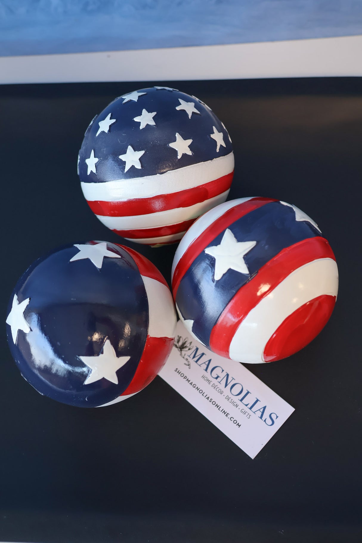 Resin Patriotic Orb