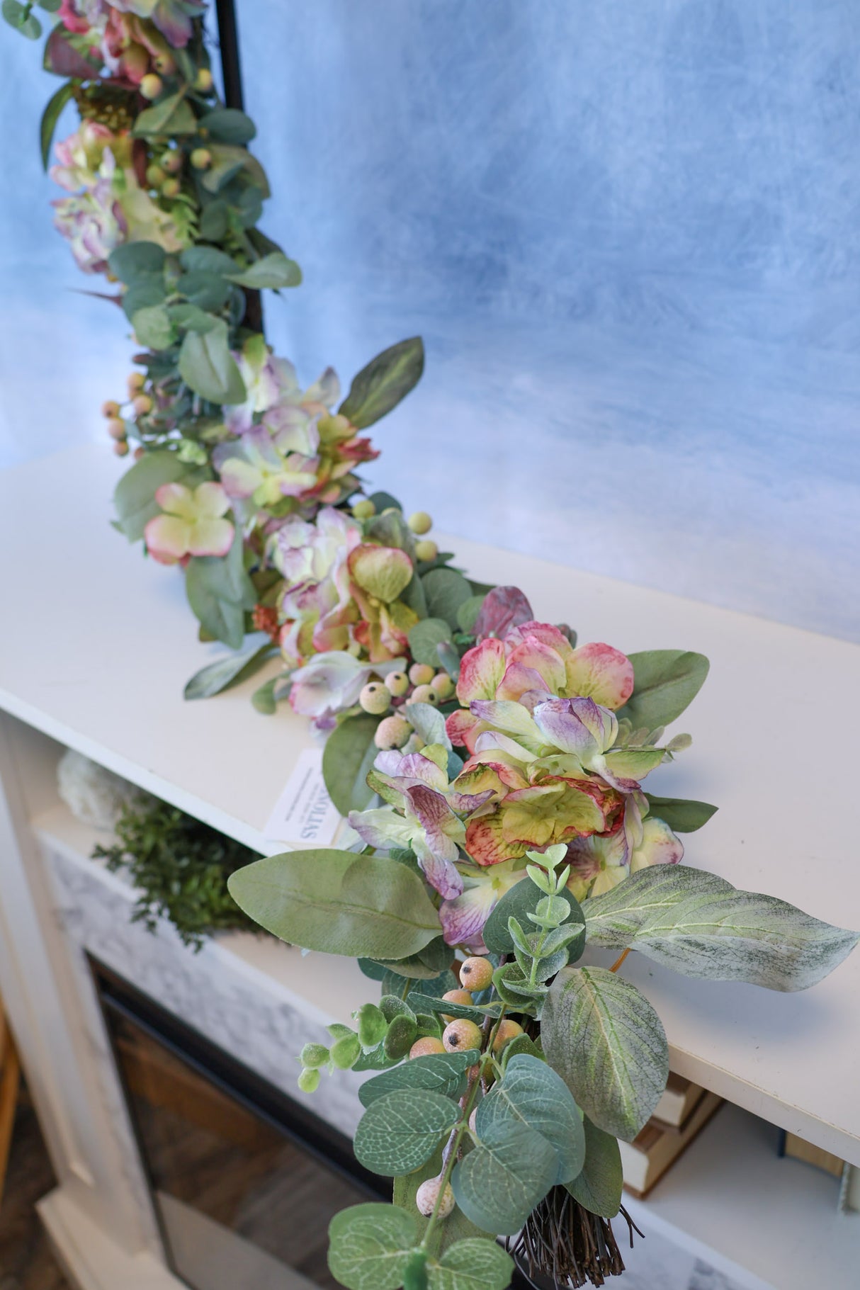 45" Hydrangea Succulent Garland