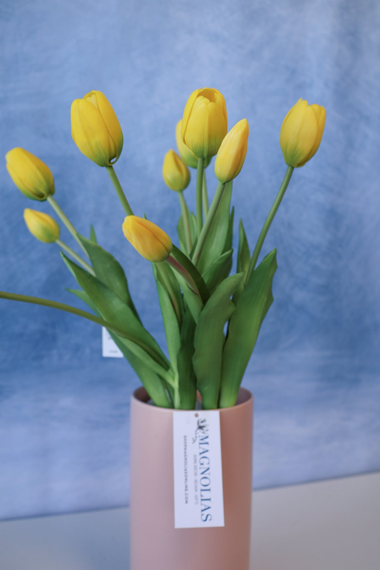 Yellow Spring Real Touch Tulip Bundle