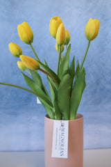 Yellow Spring Real Touch Tulip Bundle