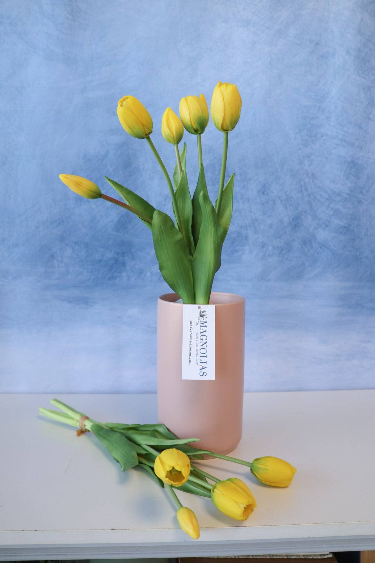 Yellow Spring Real Touch Tulip Bundle