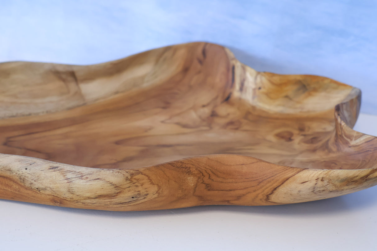 Treasured Moments Teak Natural Bowl