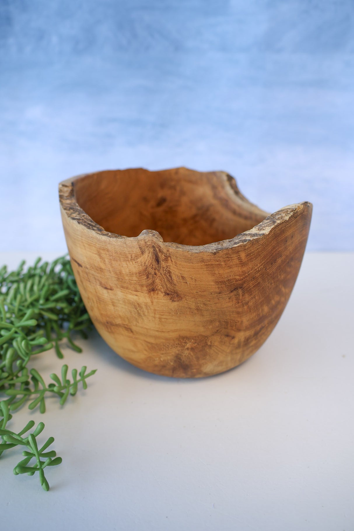 Treasured Moments Teak Round Bowl