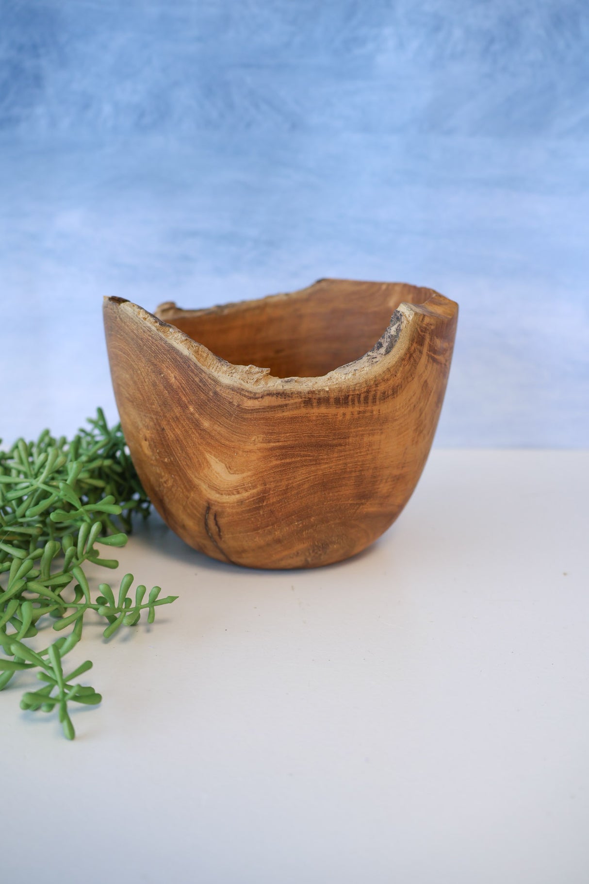 Treasured Moments Teak Round Bowl