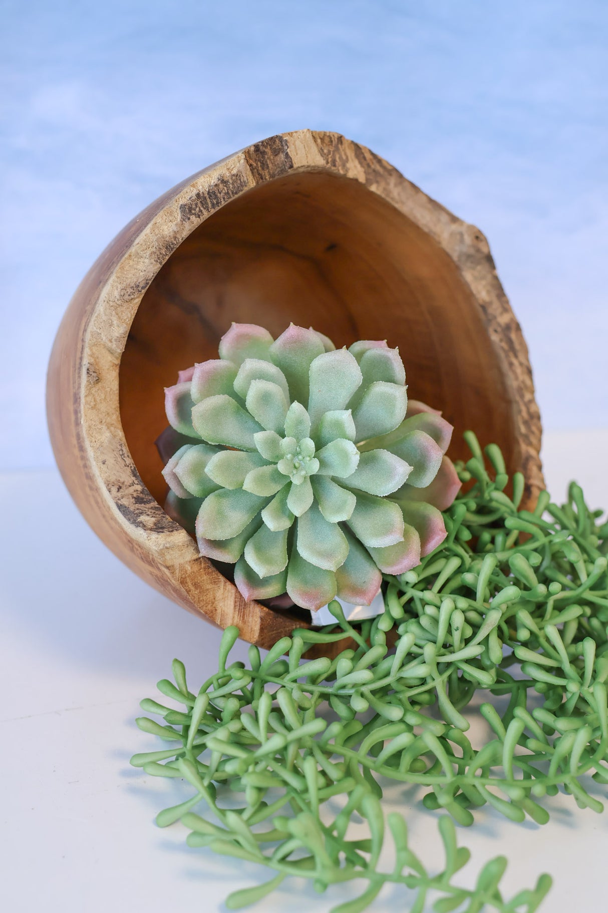 Treasured Moments Teak Round Bowl