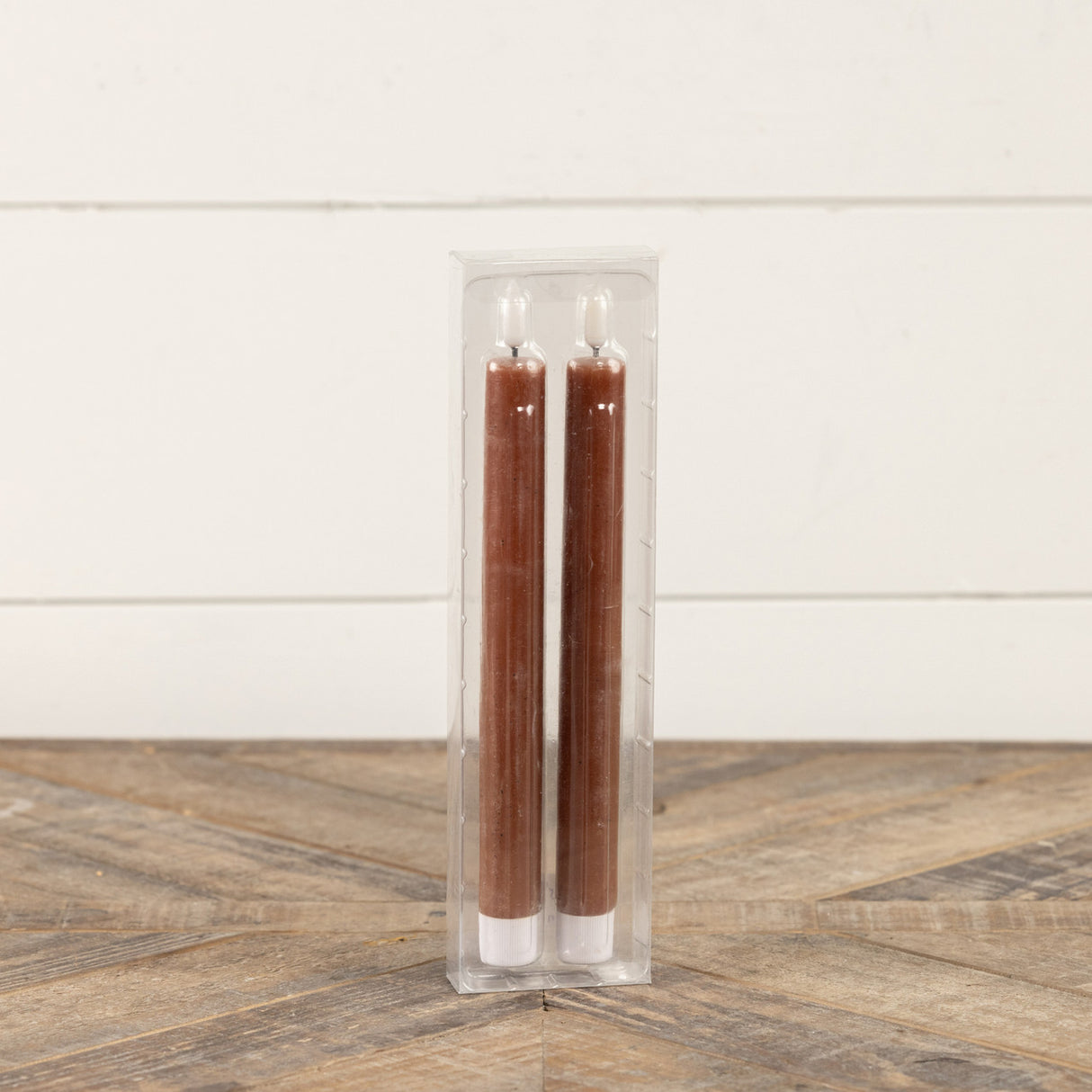 3D Flame Bronze Taper Candle