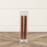 3D Flame Bronze Taper Candle