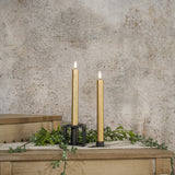 3D Flame Gold Taper Candle