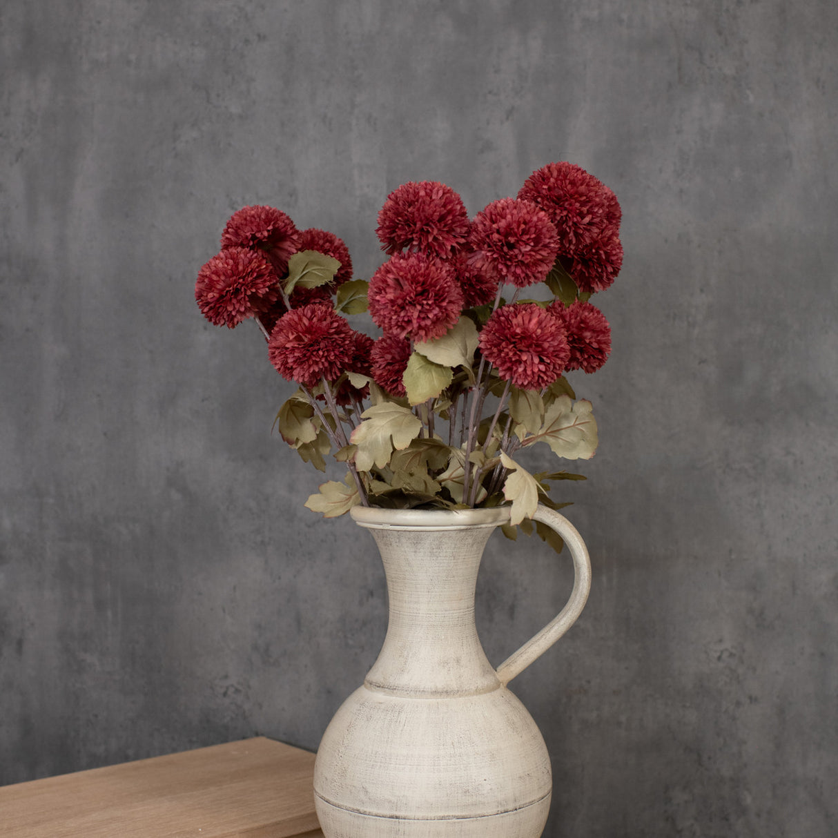 Red Garden Mum Spray
