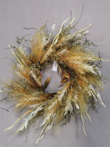 24" Pampas & Dried Grass Wreath