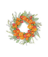 22" Noah Wild Poppy Wreath