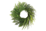 26" Julie Mixed Fern Wreath