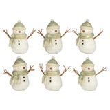 Mini Sage Snowmen