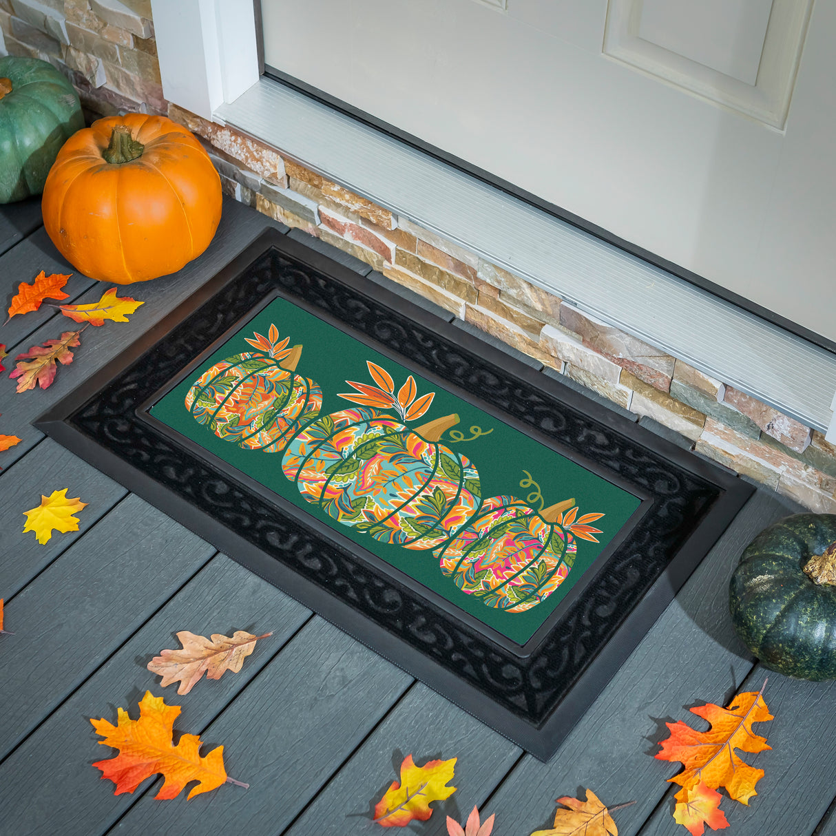 Jacobean Pumpkin Coir Sassafras Switch Mat