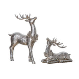 Resin Silver Reindeer- 2 Styles