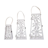 Snowflake Punch Detail Lantern -3 Sizes