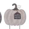 Metal Rustic Pumpkin Yard Stake -2 Styles