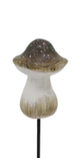 Resin Grey Mushroom Pick -3 Styles