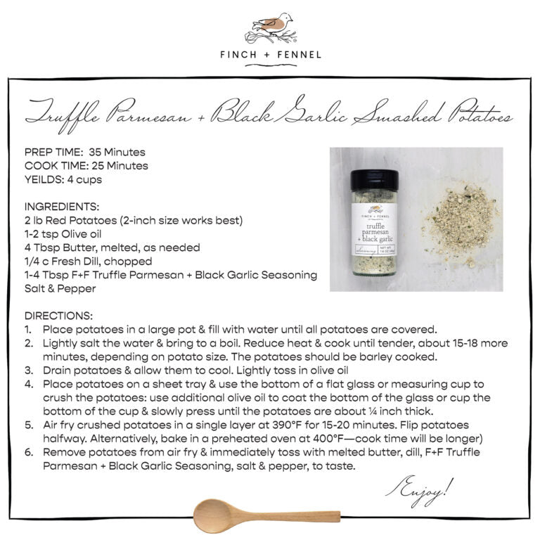 Truffle Parmesan + Black Garlic Seasoning