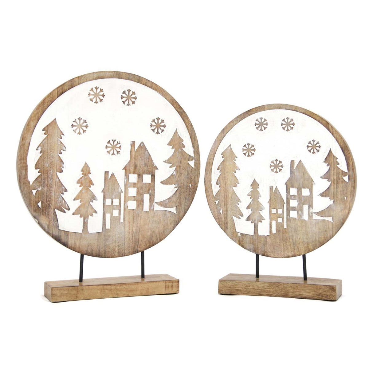 Round Winter Scene Stand -2 Sizes