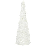 12" All Ice Beaded Cone Tree