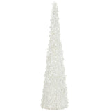 18" All Ice Beaded Cone Tree