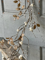 5' Icy Birch Berry & Leaves Garland